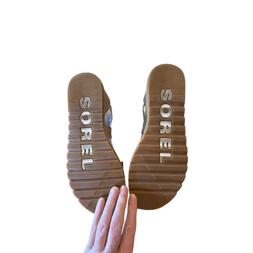 Sorel sandals metallic